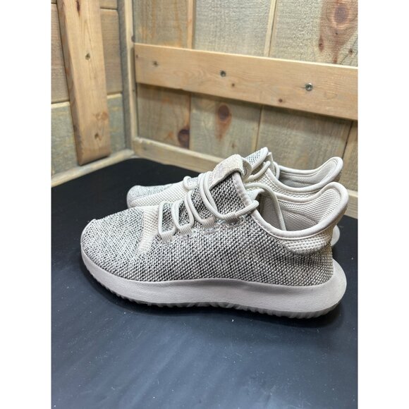 Adidas Tubular Shadow Womens Sneakers Size 4 Light Gray Knit - Picture 5 of 8